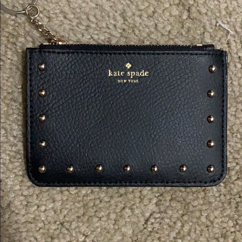 Black Kate spade card holder